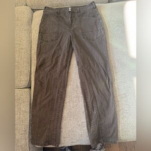 Pilcro Chocolate Brown Trousers
